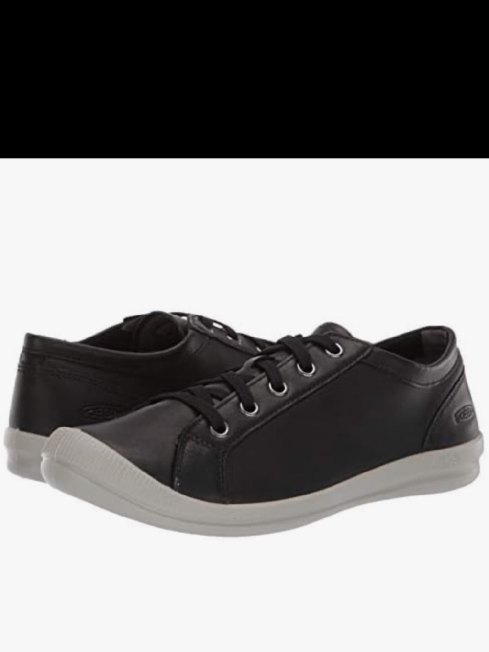 Keen Sneaker Lorelai Woman’s US 9.5 Leather Casual Black EUC sporty comfort